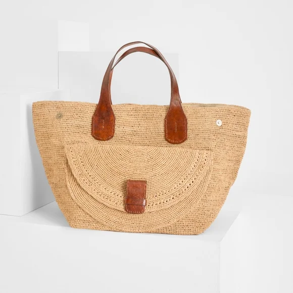 Ibeliv Laza II Raffia Tote Bag - Picture 5 of 14
